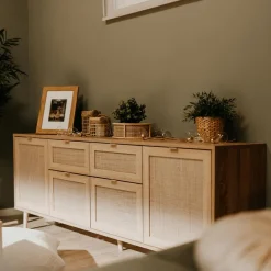 Dressoirs|Ygo Dressoir EIVISSA Sonoma Eik/Riet B180