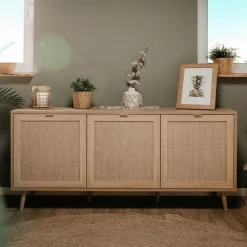 Dressoirs|Ygo Dressoir EIVISSA Sonoma Eik/Riet B150