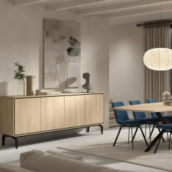 Dressoirs|Ygo Dressoir NESTOR Eik/Zwart B235