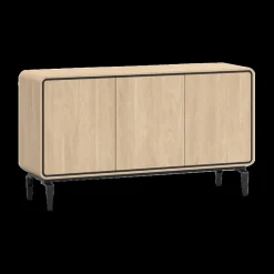 Dressoirs|Ygo Dressoir NESTOR Eik/Zwart B163