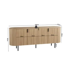 Dressoirs|Ygo Dressoir PORTO B200 Decor Eik