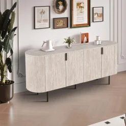 Dressoirs|Ygo Dressoir PORTO B200 Travertijnlook