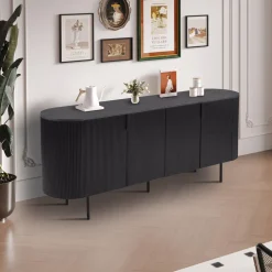 Dressoirs|Ygo Dressoir PORTO 4D Donkerbruin