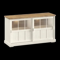 Dressoirs|Ygo Dressoir TOLUCA Lariks/Old Teak met Glas B159