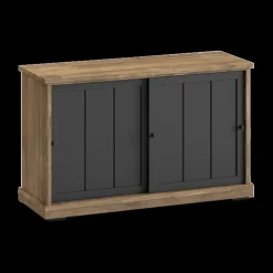 Dressoirs|Ygo Dressoir TOLUCA Old teak/Zwart B144