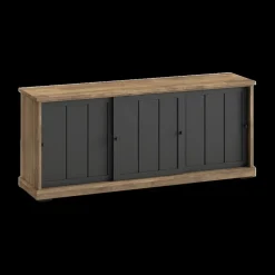 Dressoirs|Ygo Dressoir TOLUCA Old teak/Zwart B209