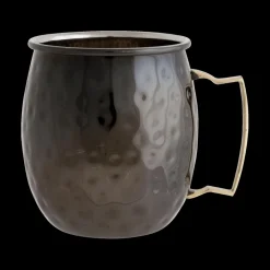 Aperitief & Wijn|Ygo Drinkbeker MOSCOW Gehamerd Zwart