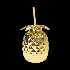 Aperitief & Wijn|Ygo Drinkbeker PINEAPPLE Ananas Goud