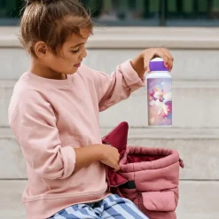 Lunchboxes & Drinkbussen|To Go|Ygo Drinkfles UNICORN GLOW Pop-up 400ml Roze