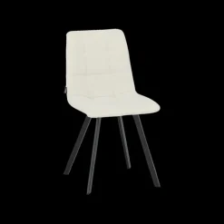 Woon- En Eetkamers|Ygo Eetkamer CASTELLO: Dressoir + Vitrinekast + Tafel 180x98 + 4X stoelen ERVI Cream