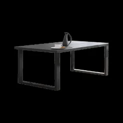 Woon- En Eetkamers|Ygo Eetkamer CASTELLO: Dressoir + Vitrinekast + Eettafel 210 + 4x Stoelen ALBA Plume