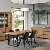 Woon- En Eetkamers|Ygo Eetkamer SANS: Dressoir + Glaskast + Tafel 200x100 + 4 stoelen WILSON