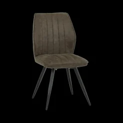 Woon- En Eetkamers|Ygo Eetkamer VIENNA: Dressoir + Glaskast B238 + Tafel 190x95 + 4x Stoel DIEGO Bruin