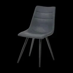 Woon- En Eetkamers|Ygo Eetkamer VIKTOR: Dressoir + Glaskast + Eettafel ABBEY 200x100 + 4x Stoelen LORRY Zwart