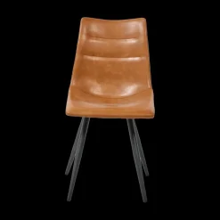 Stoelen|Ygo Eetstoel LORRY PU Cognac