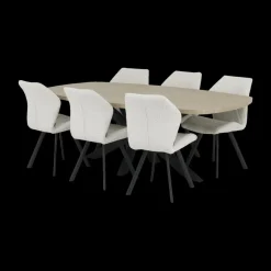 Eettafels|Ygo Eettafel AMATO Misty Oak 220x120