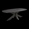 Eettafels|Ygo Eettafel ARTEGO Ovaal 230x120 Spinpoot Zwart