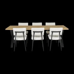 Eettafels|Ygo Eettafel BRISTOL 1 Natural Oil 280x100