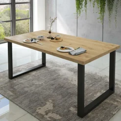 Eettafels|Ygo Eettafel CASTELLO Lichte Eik 180x98