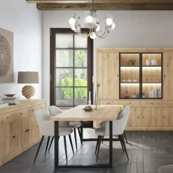 Eettafels|Ygo Eettafel CASTELLO Lichte Eik 180x98