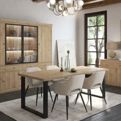 Eettafels|Ygo Eettafel CASTELLO Lichte Eik 180x98