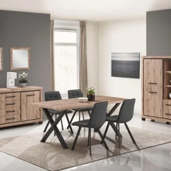 Eettafels|Ygo Eettafel DELPHINE Rechthoekig 220x95 X-Poot