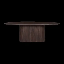 Eettafels|Ygo Eettafel DOMINGO Mango Donkerbruin 230x110