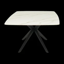 Eettafels|Ygo Eettafel DOMINIK 240x120 Keramiek Wit/Cognac