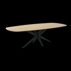 Eettafels|Ygo Eettafel ENCANTO Deens Ovaal 160x92 Old Oak