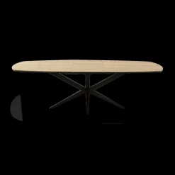 Eettafels|Ygo Eettafel ENCANTO Old Oak Verlengbaar 220/277x120