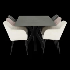 Eettafels|Ygo Eettafel FERRIS Keramiek Zwart 200x100