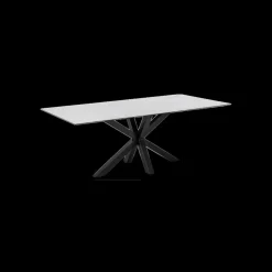 Eettafels|Ygo Eettafel FERRIS Keramiek Wit 200x100