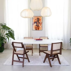 Eettafels|Ygo Eettafel ITHAKA Ovaal 220x110 Microcement Kolompoot