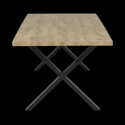 Eettafels|Ygo Eettafel KAMIEL Industrial Oak 190x95