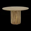 Eettafels|Ygo Eettafel KAVERI Ø130 Mango Natural