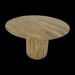 Eettafels|Ygo Eettafel KAVERI Ø130 Mango Natural