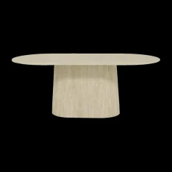 Eettafels|Ygo Eettafel KINGSTON Ovaal 200x100 Travertin Steen