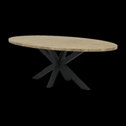 Eettafels|Ygo Eettafel KOLKATA Ovaal Mango 220x120