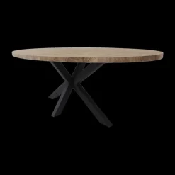 Eettafels|Ygo Eettafel KOLKATA Ovaal Mango 220x120