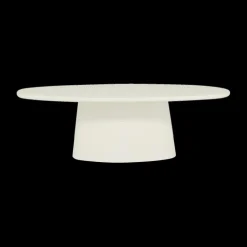 Eettafels|Ygo Eettafel KRETA Ovaal 240x115 Microcement Wit