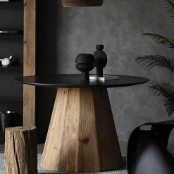 Eettafels|Ygo Eettafel LARISA Recycled Pine Ø120