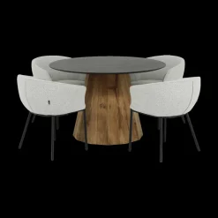 Eettafels|Ygo Eettafel LARISA Recycled Pine Ø120