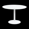 Eettafels|Ygo Eettafel LUTOR White Ø110