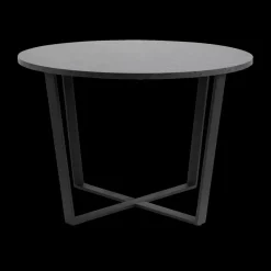 Eettafels|Ygo Eettafel MAITE Marble Black Ø110cm