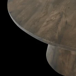 Eettafels|Ygo Eettafel MARANZA Ø130 Mangohout Bruin