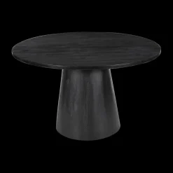 Eettafels|Ygo Eettafel MARANZA Ø130 Mangohout Zwart