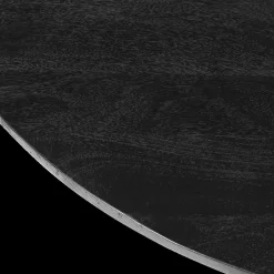 Eettafels|Ygo Eettafel MARANZA Ø130 Mangohout Zwart