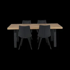 Eettafels|Ygo Eettafel met A-poot ABBEY Scarlet Oak 170x100