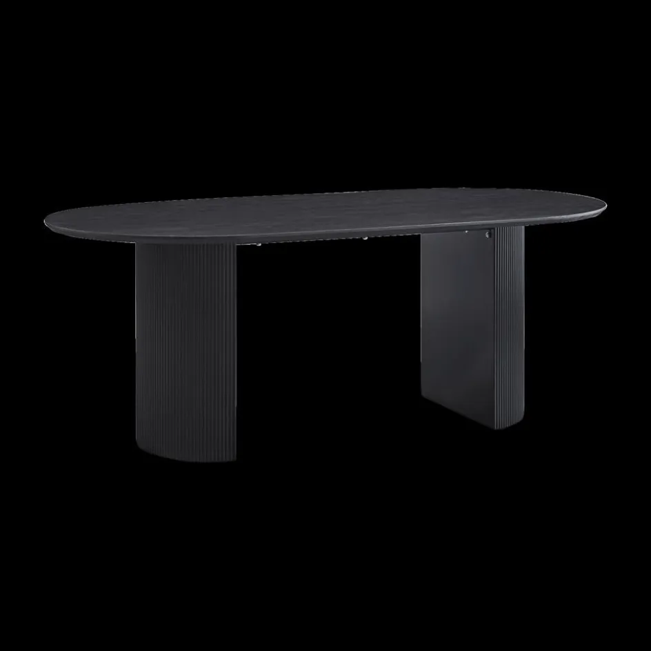 Eettafels|Ygo Eettafel PORTO Decor Donkerbruin 200x110