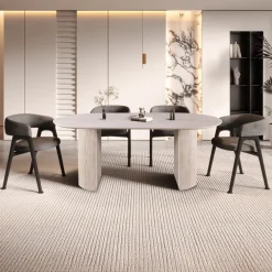 Eettafels|Ygo Eettafel PORTO 200x100 Travertijnlook